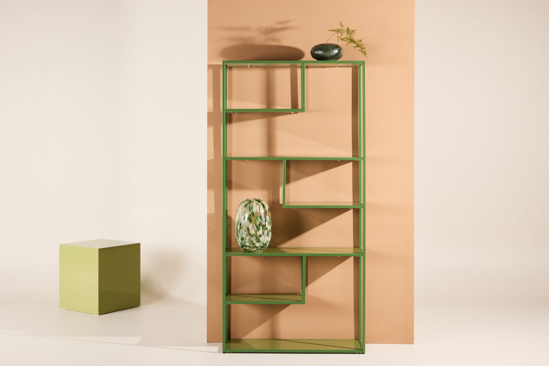Staal Regal Hoch – Grün / Stahl