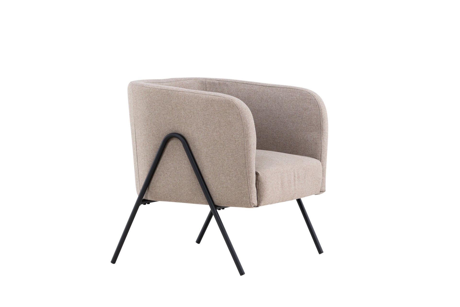 Rika Sessel – Beige / Schwarz