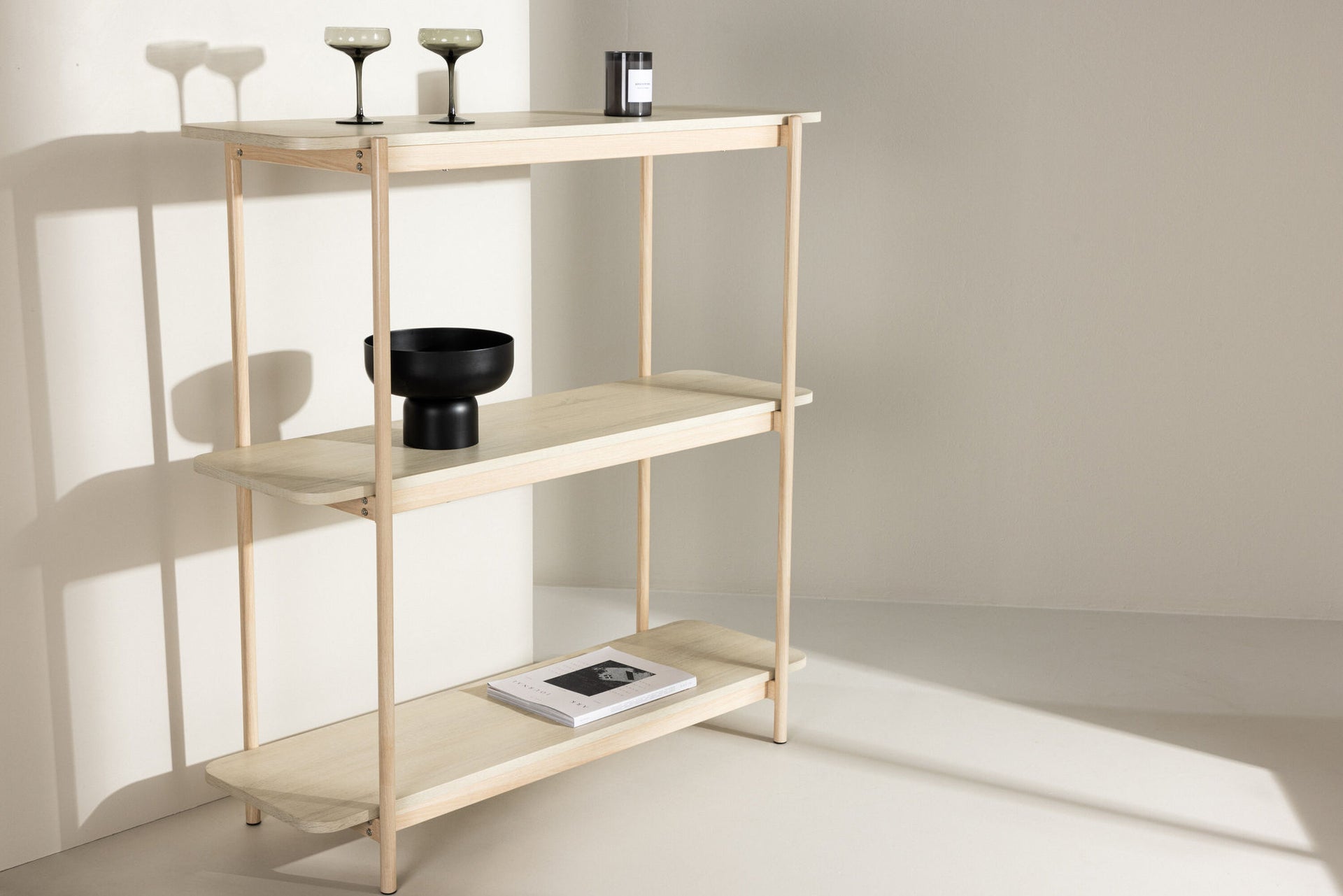 Heim Regal 120 cm – Whitewash