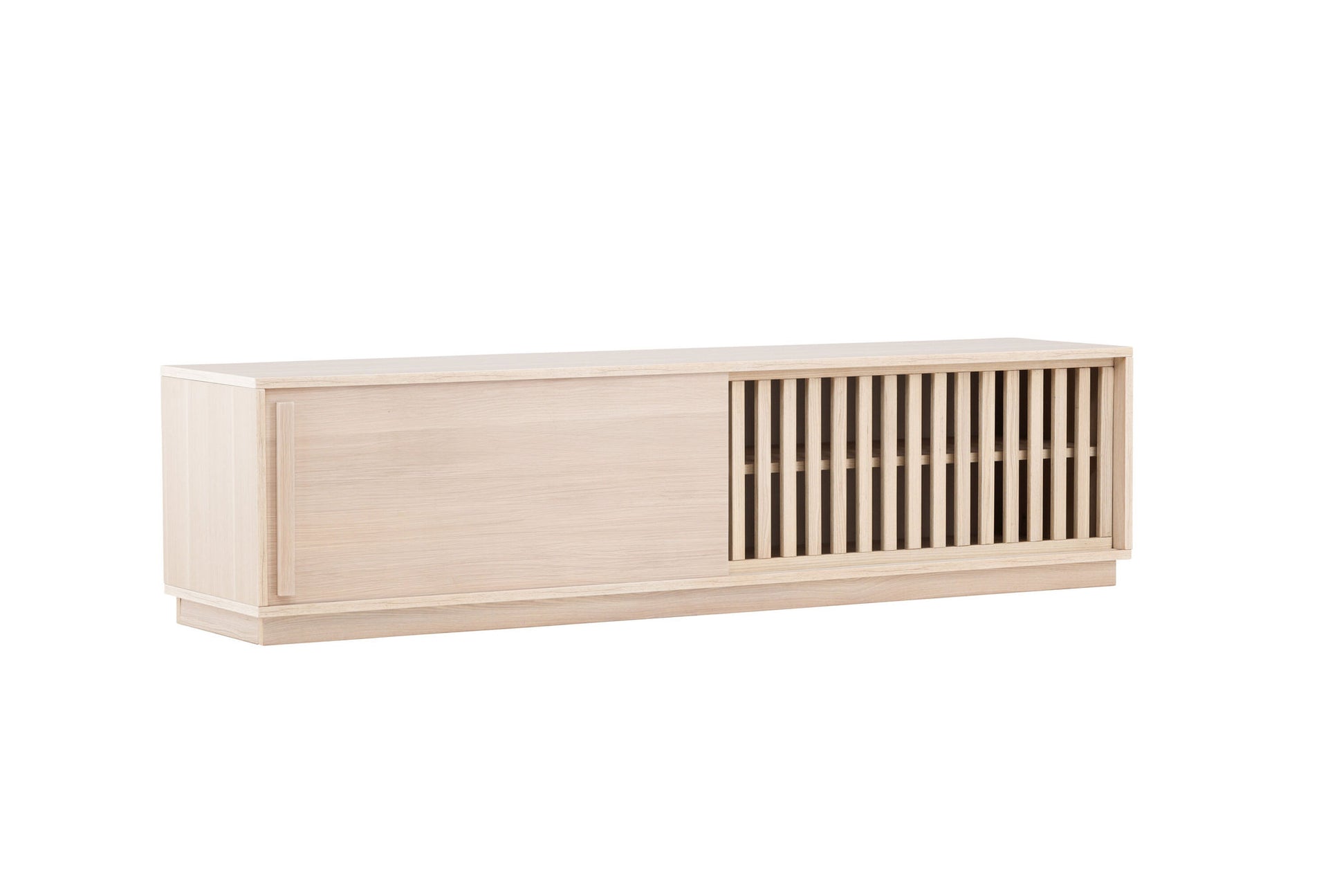 Lugo TV-Board – Weiß gekalkt / Melamin Weiß gekalkt