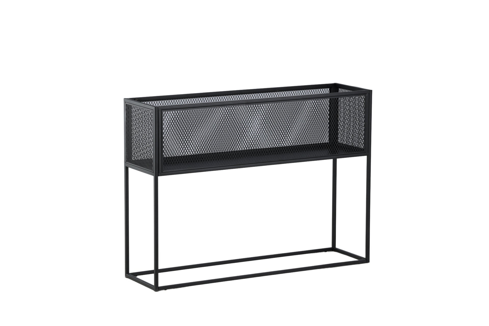 Netz Blumenregal – Schwarz