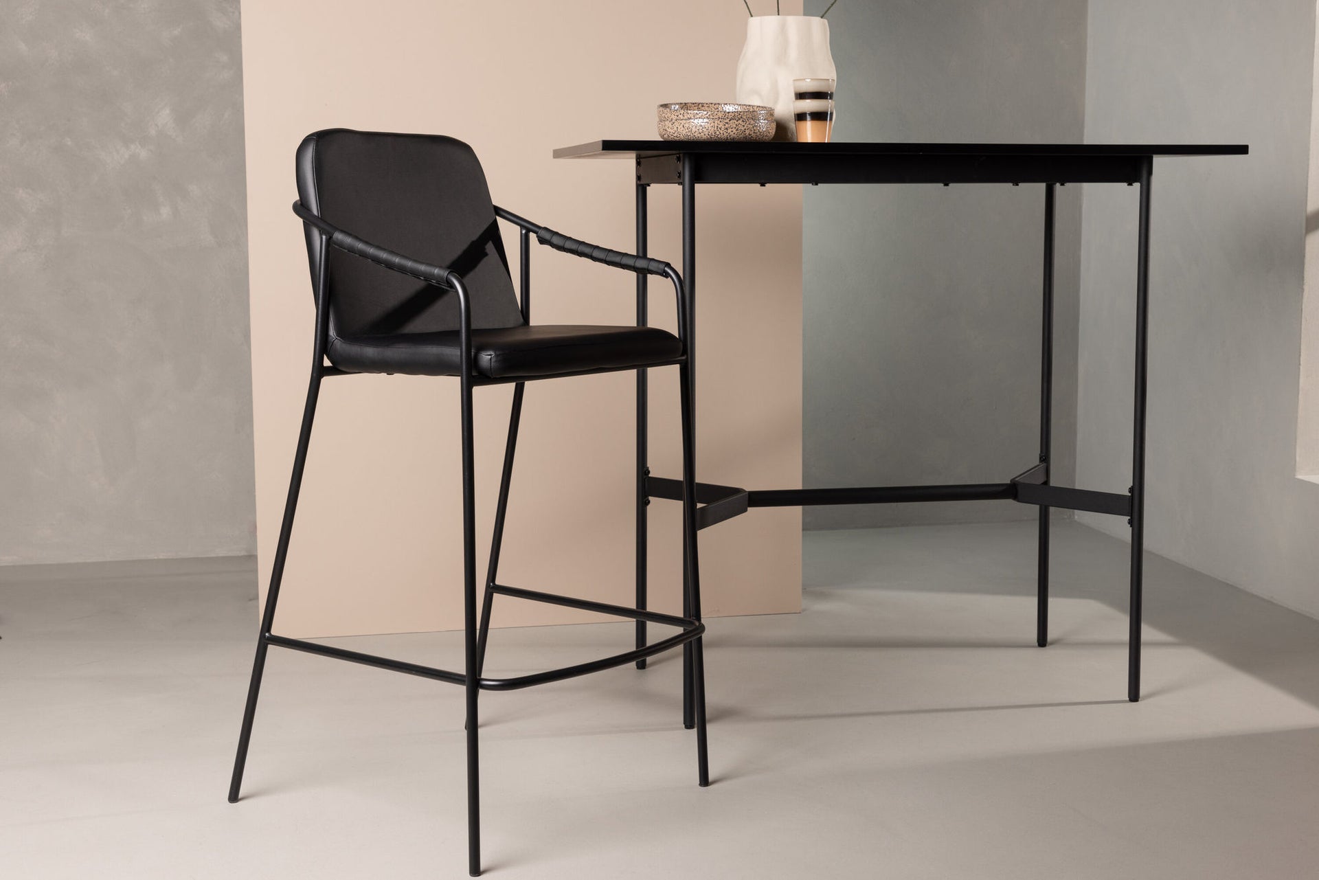 Tvist Barhocker 2er-Pack – Schwarz