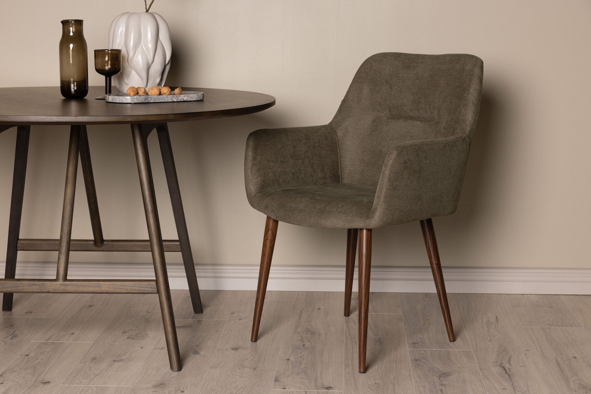 Tomorrow Dining Chair 2er-Set – Dunkel Walnuss