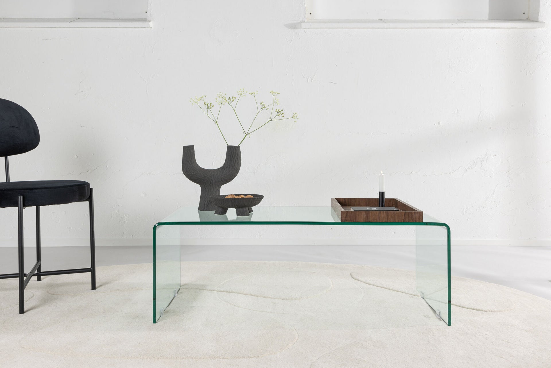 Telemark Couchtisch in Klarglas