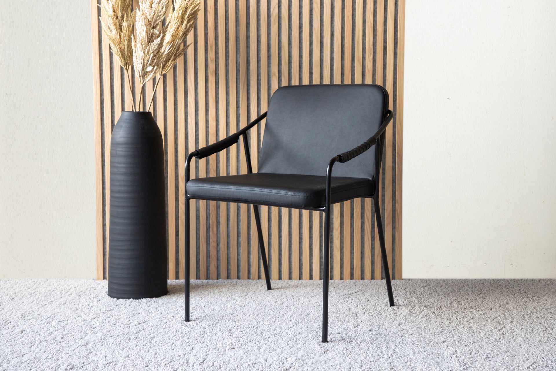 Tvist Esszimmerstuhl 2er-Pack – Schwarz