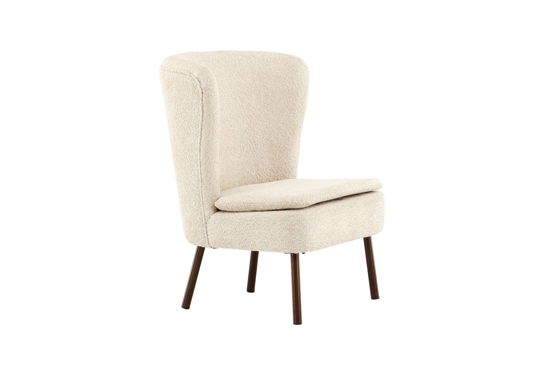 Hällsö Sessel – Braun / Beige Bouclé