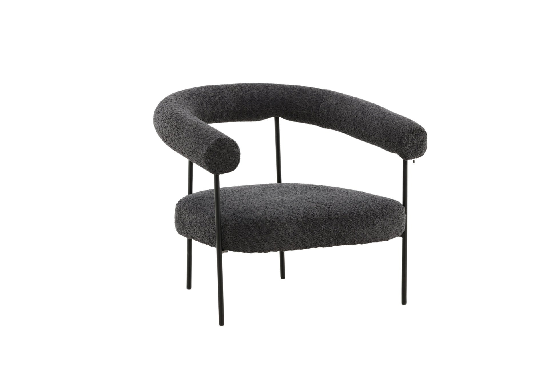 Hökåsen x Josefin Lustig - Arm Chair - Dark Grey Boucle