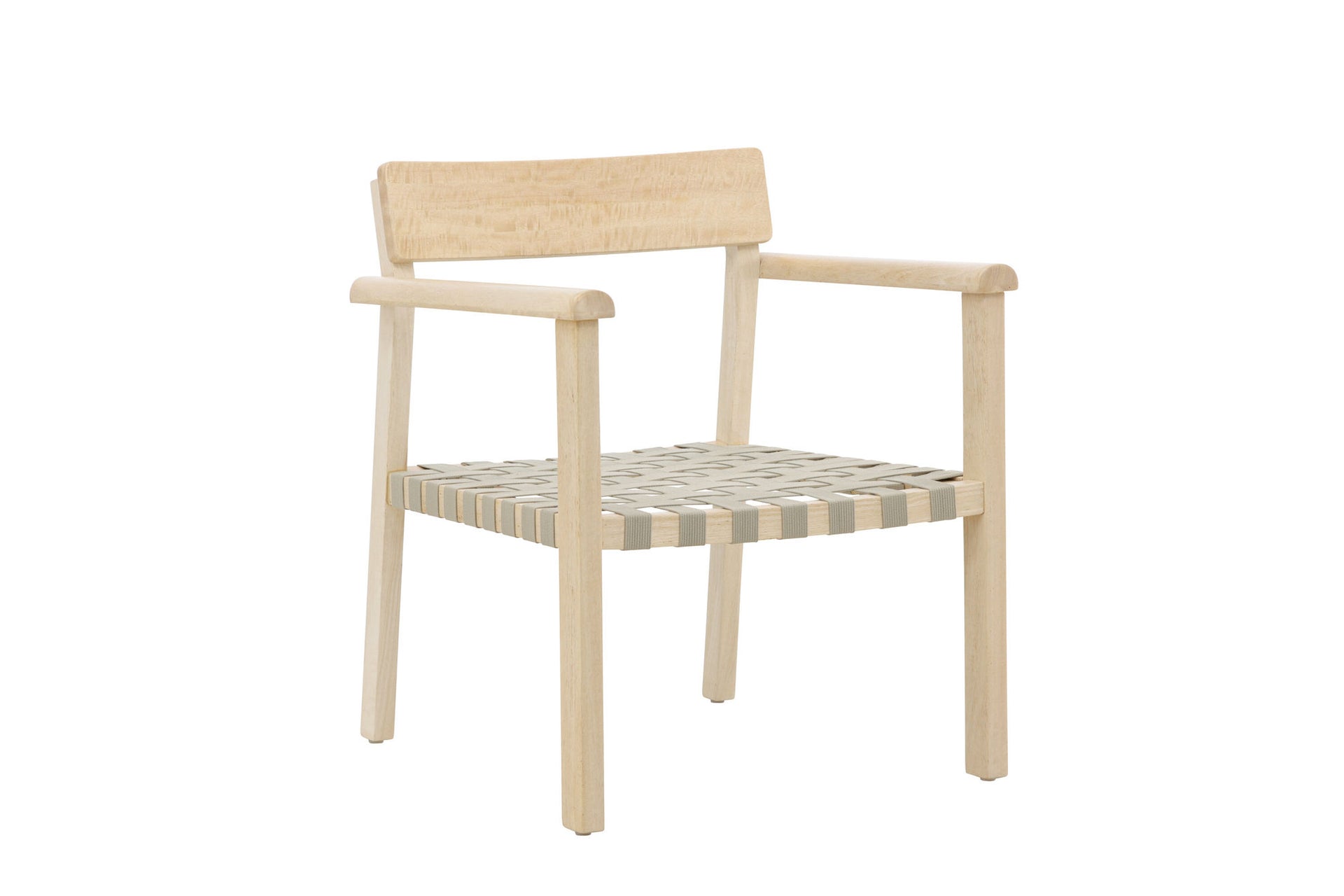 Krois Sessel – Natur Mahagoni / Grau