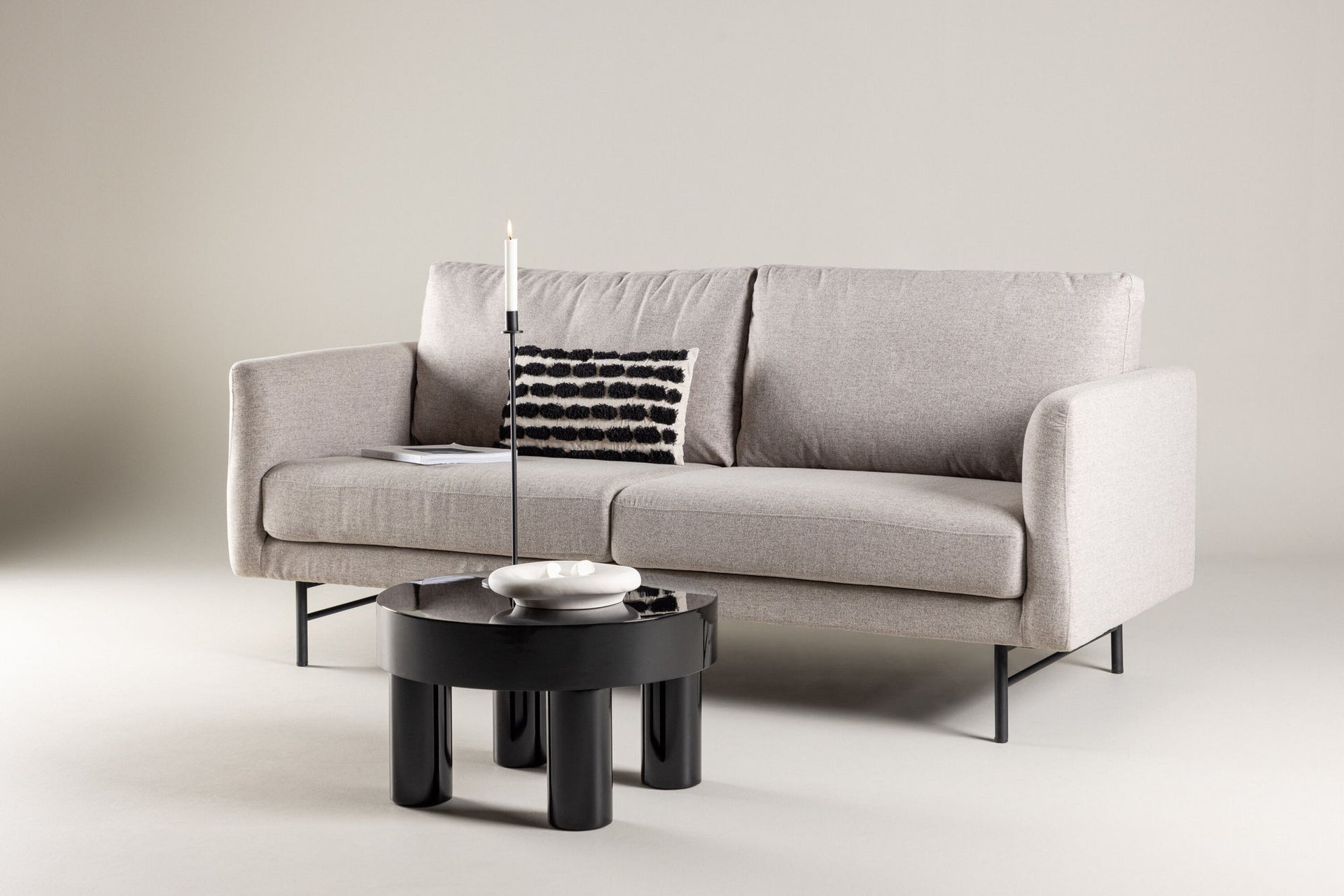 Sky 3-Sitzer Sofa – Braun Melange