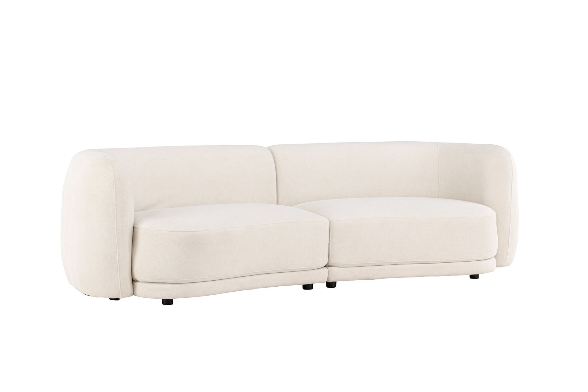 Cielo 3-Sitzer Sofa – Weiß Bouclé