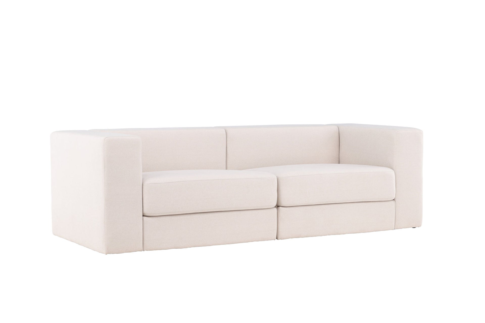 Lumi 3-Sitzer Sofa – Weiß Leinen