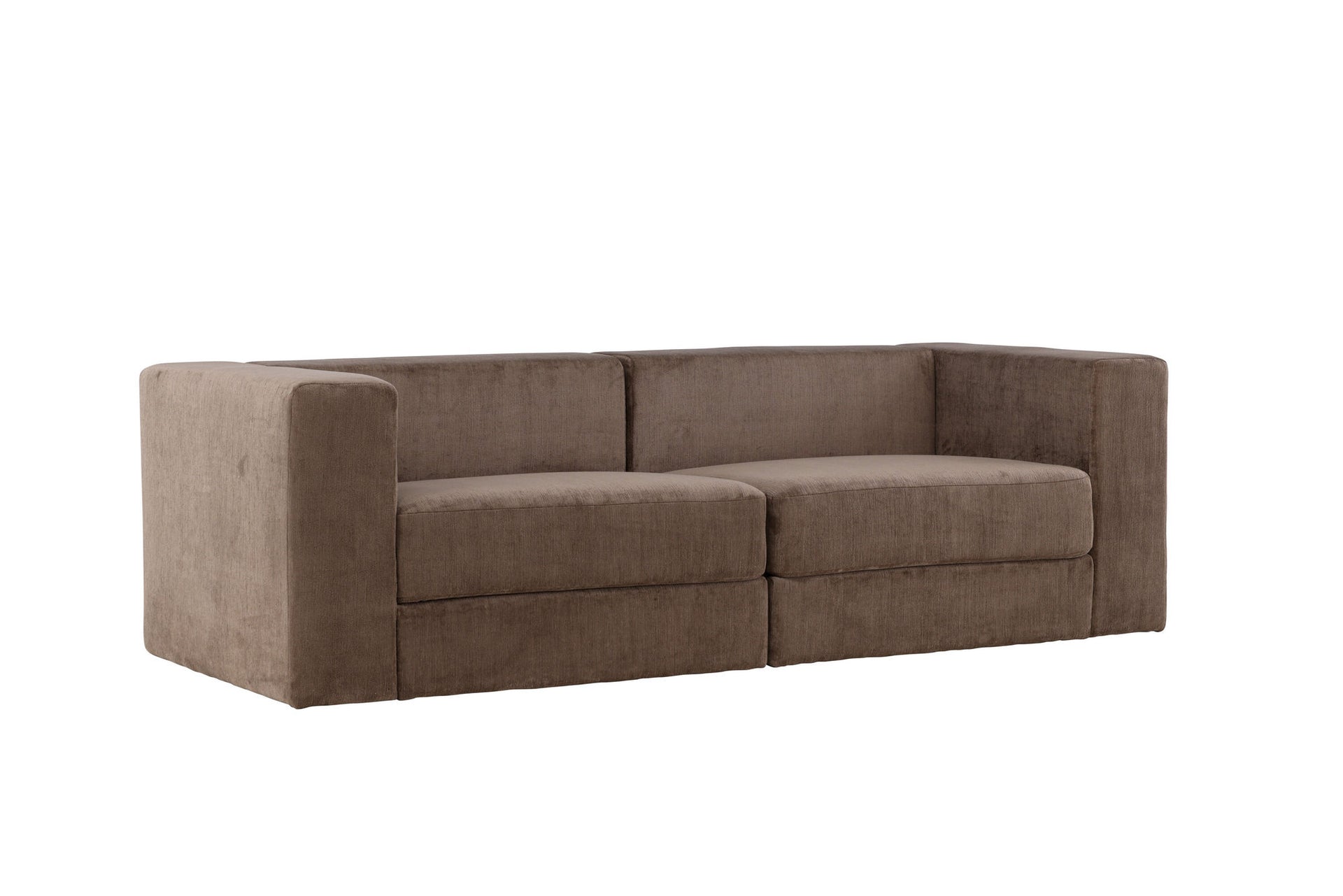 Lumi 3-Sitzer Sofa – Braun Leinen