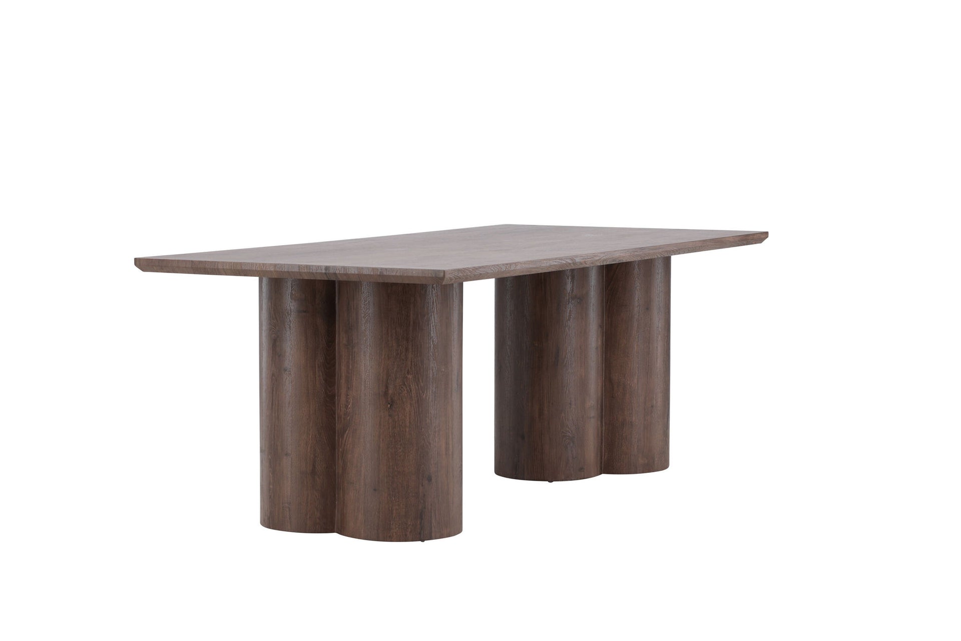 Rechteckiger Esstisch Olivia in Mocca, 100x210 cm