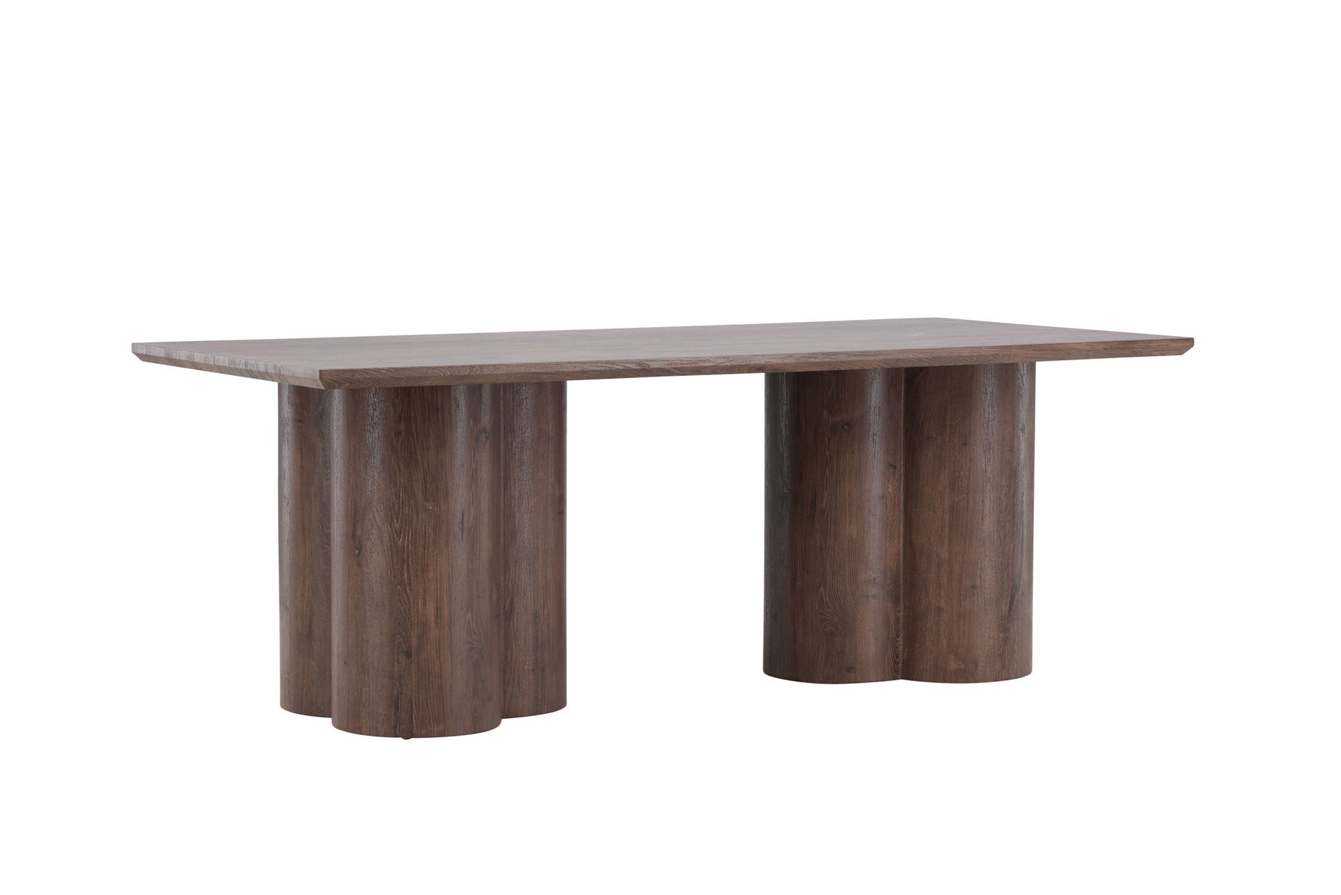 Rechteckiger Esstisch Olivia in Mocca, 100x210 cm