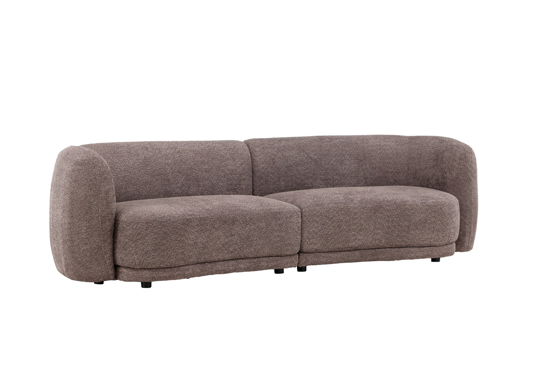Cielo 3-Sitzer Sofa – Braun Bouclé