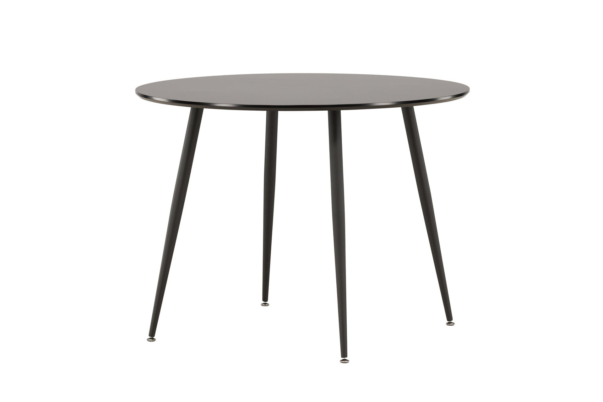 Runder Esstisch Plaza in Schwarz, Ø 100 cm