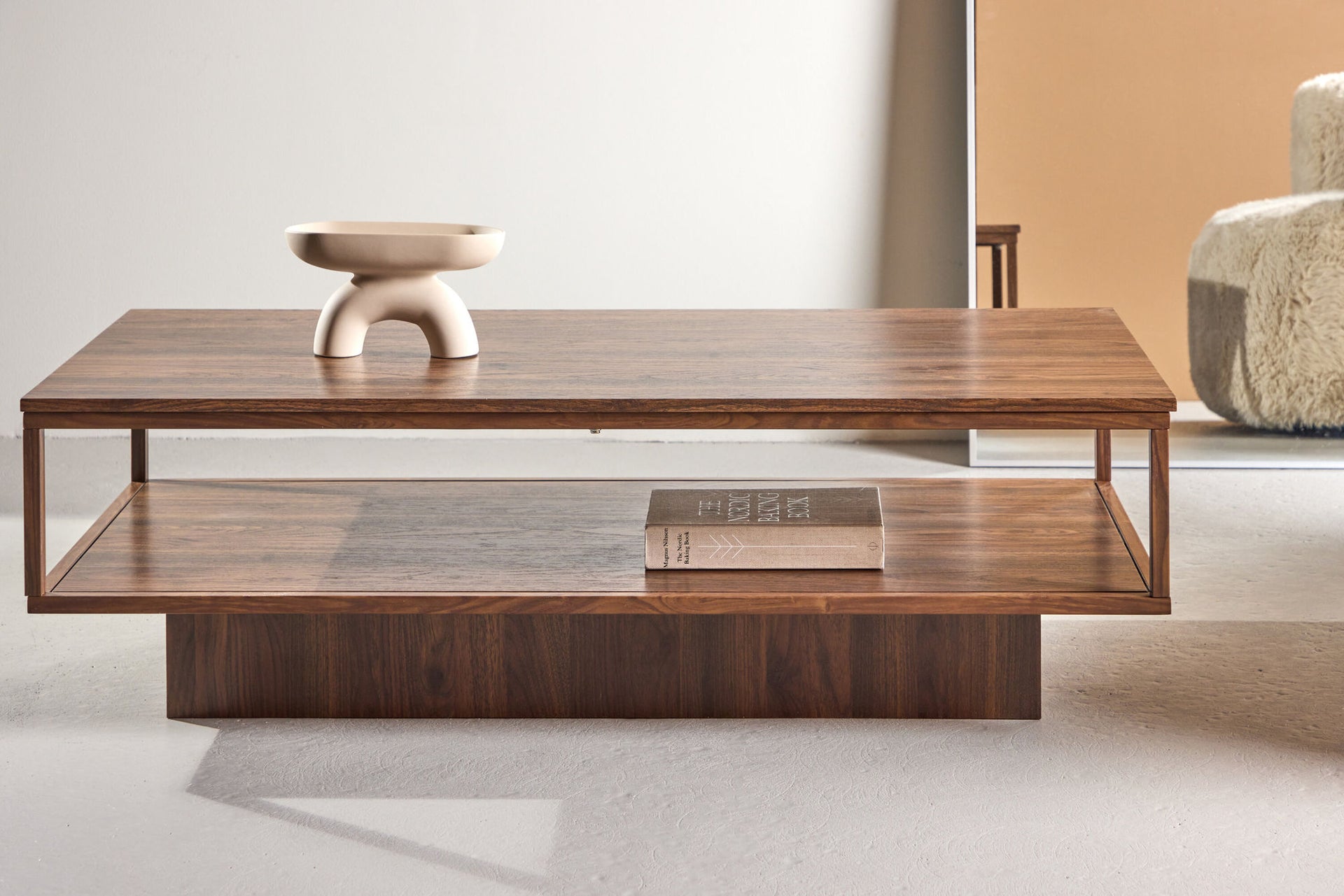 Maglehem Couchtisch in Walnussoptik