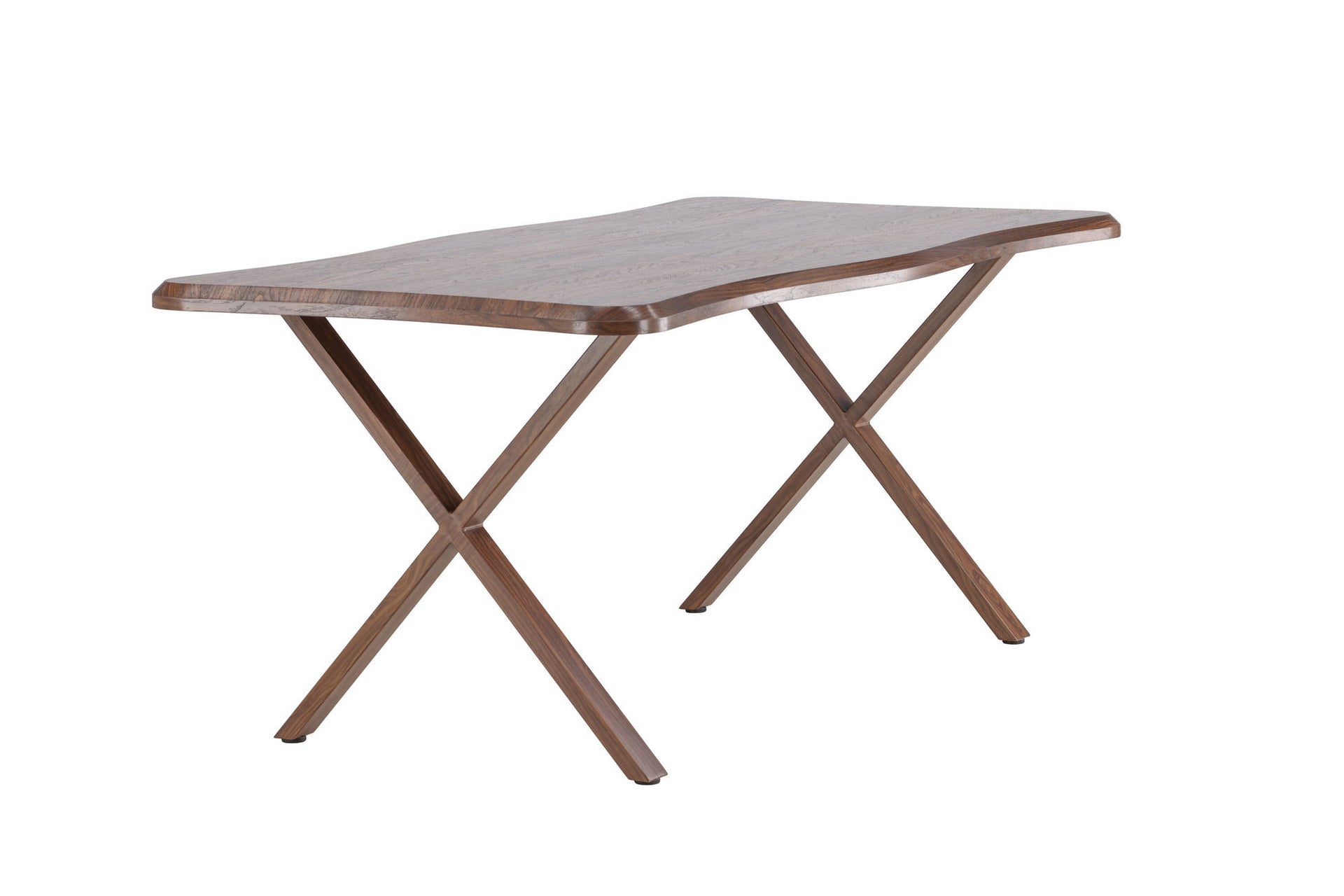 Rechteckiger Esstisch Fiona in Walnussdekor, 180x90 cm