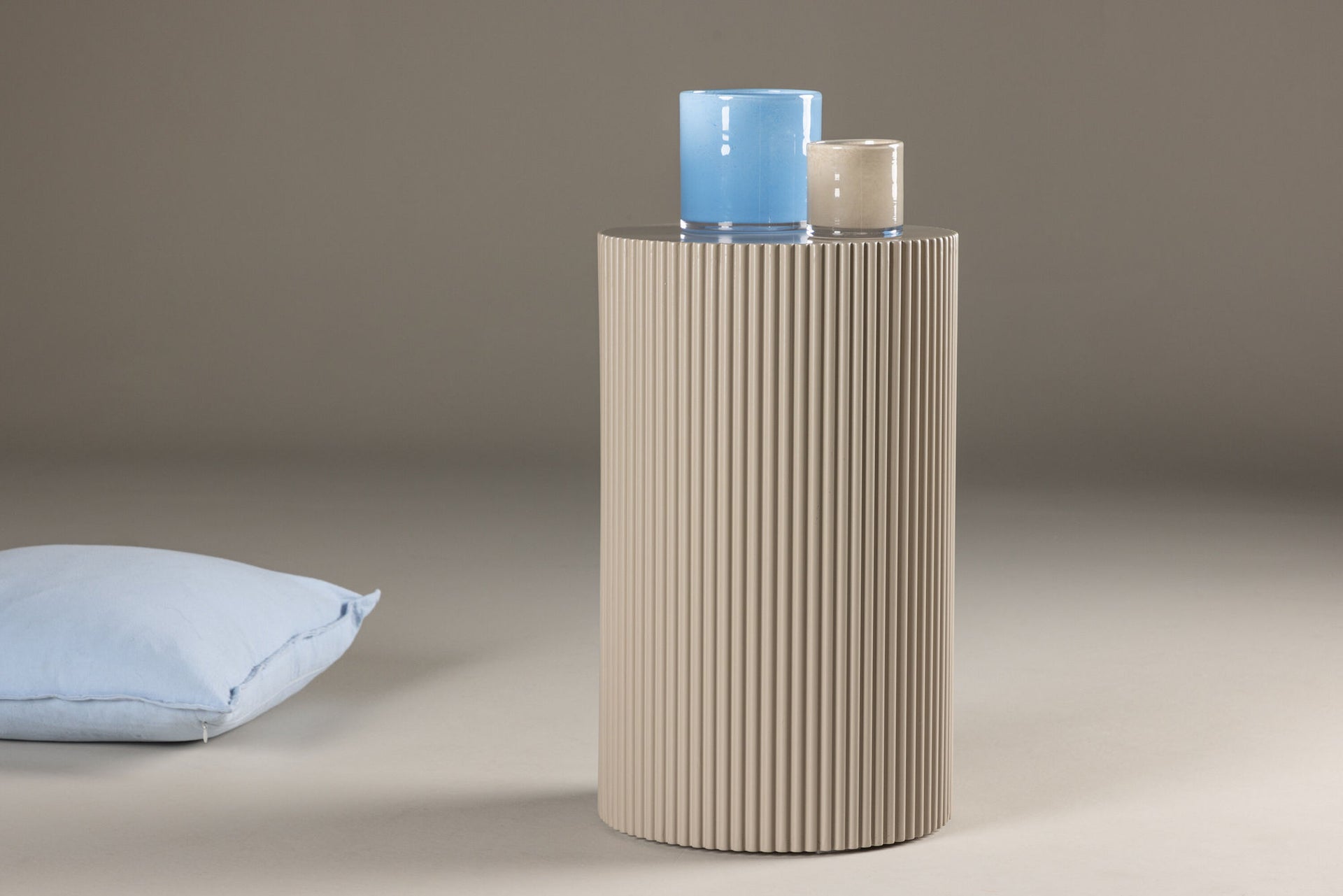 Lenox Beistelltisch rund in Beige