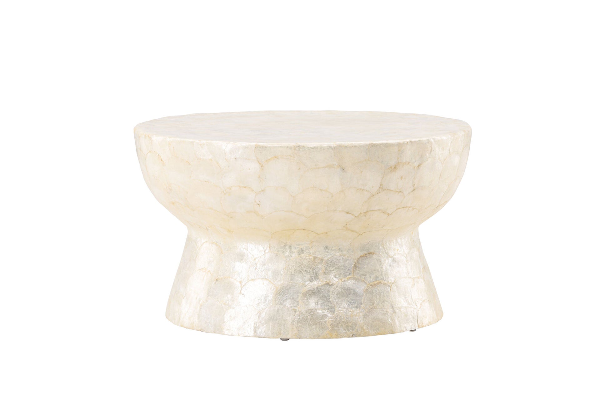 Sandön Couchtisch – Capiz / Natur groß