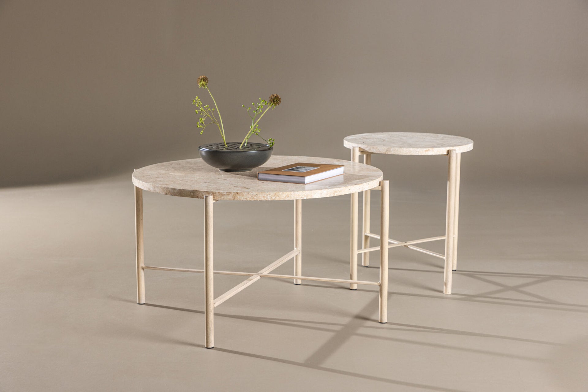 Sandhamn Couchtisch-Set in Beige (Mactan)