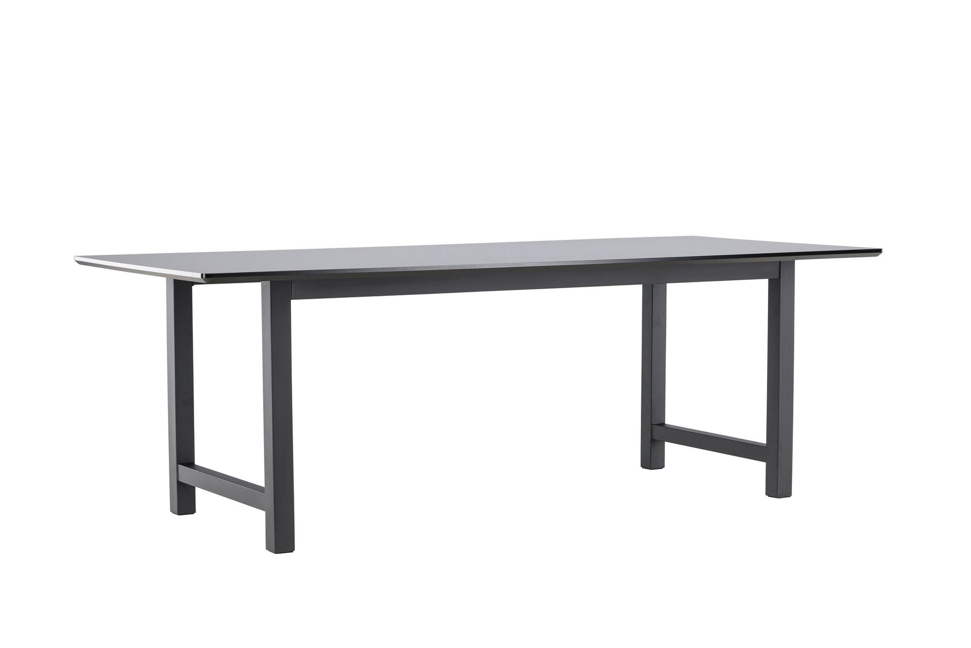 Rechteckiger Esstisch Count in Schwarz, 100x220 cm