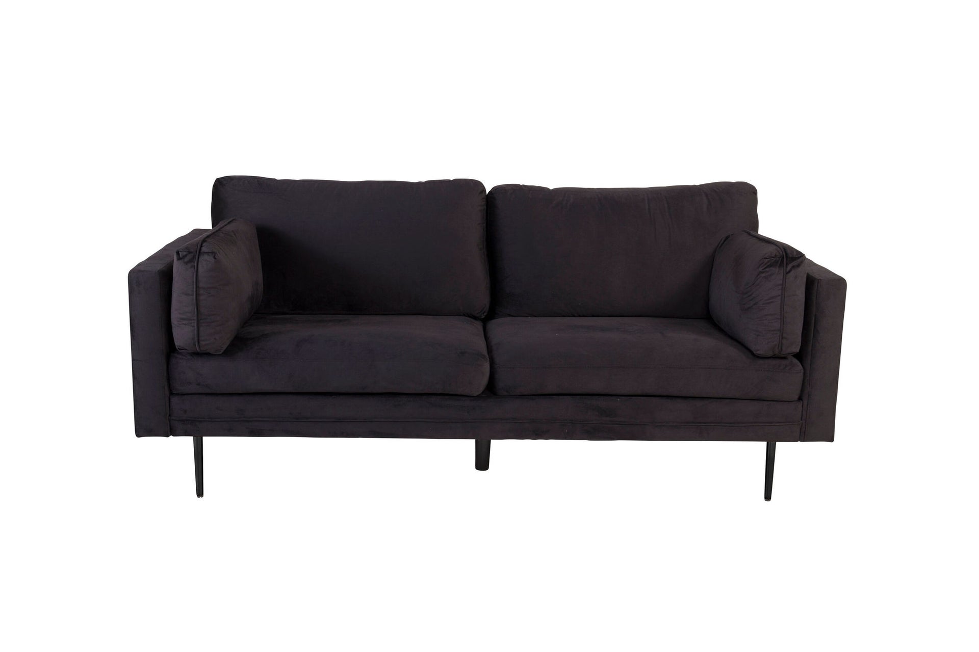 Boom 3-Sitzer Sofa – Samt Schwarz