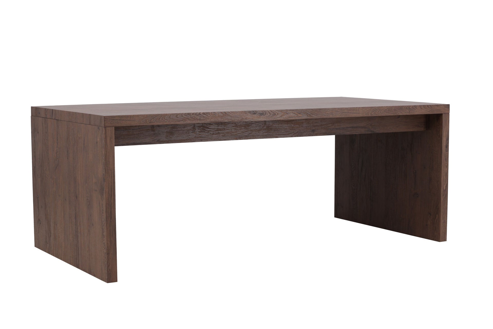 Rechteckiger Esstisch Evone in Mocca, 100x200 cm