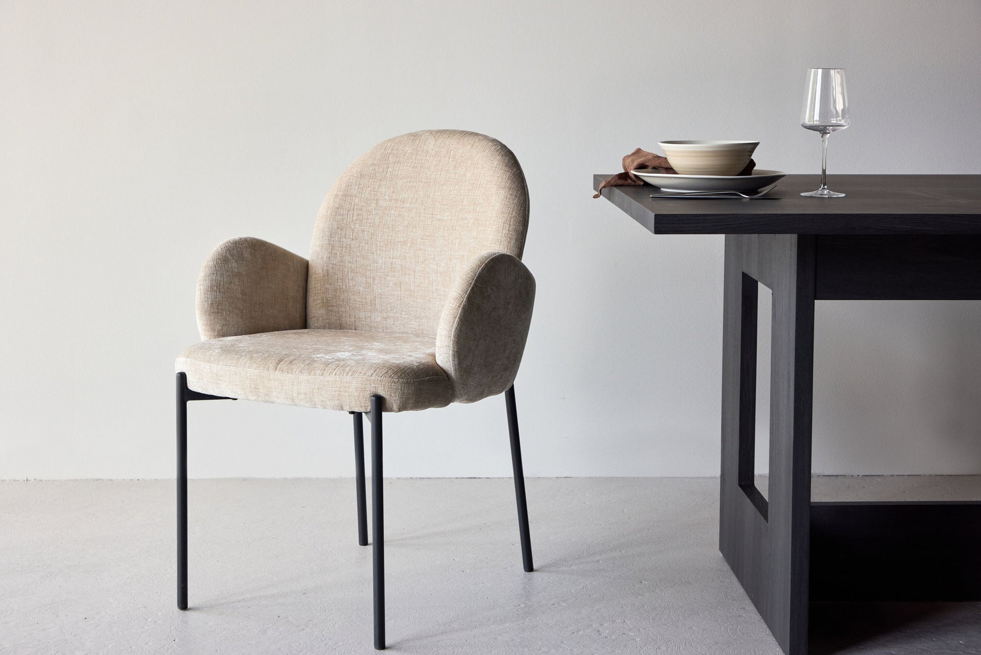 Blom Esszimmerstuhl 2er-Pack – Beige