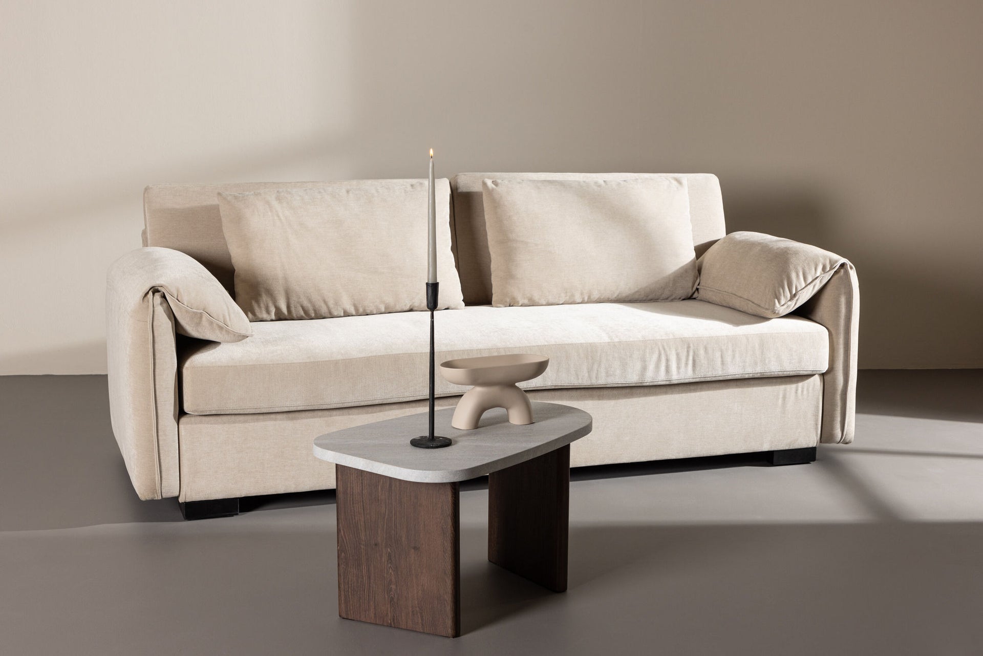 Malva 3-Sitzer Sofa – Beige