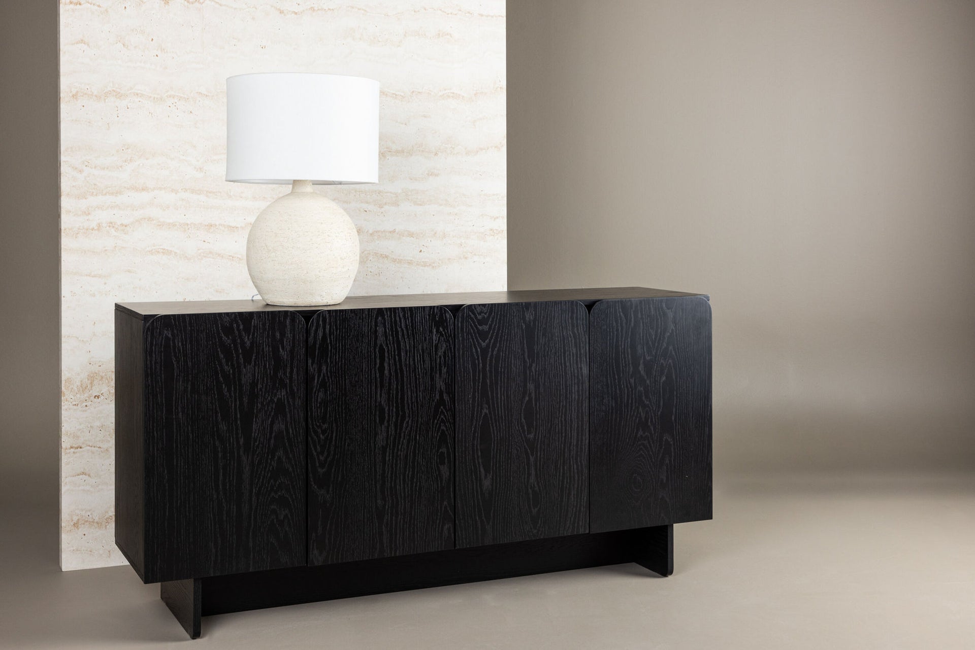 Tyresö Schrank 160x45 cm – Schwarz